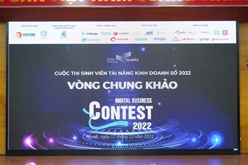 Vòng chung khảo cuộc thi sinh viên Tài năng Kinh doanh số 2022