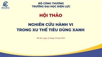 Hội thảo khoa học trong khuôn khổ đề tài NAFOSTED do Khoa QTKD&DL chủ trì thực hiện